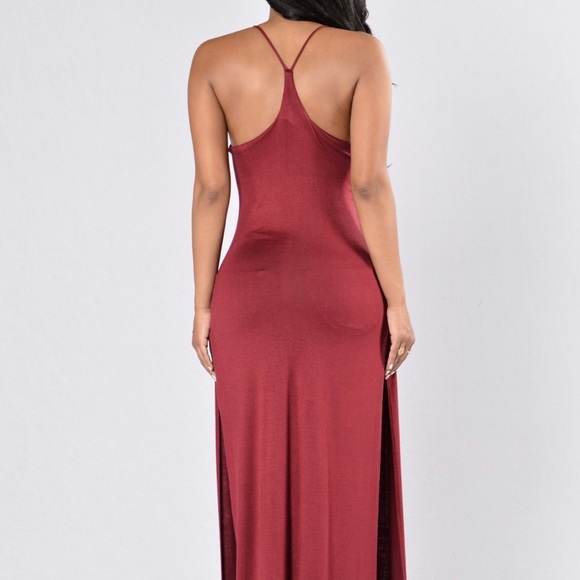 Mykonos Top- Burgundy - Picture 2 of 3